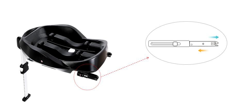 Baby Car Seat Base With ISOFIX Connection