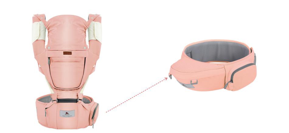 Baby Carrier With An Anti-slip Hip Seat