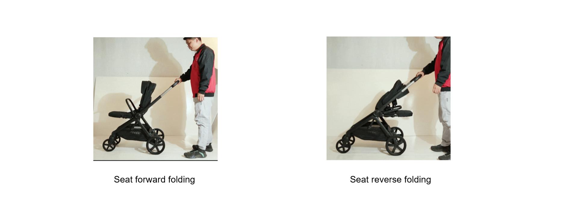 Two-way Auto-folding Baby Stroller